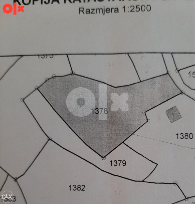 Zemljiste Nisici 2687 m 3