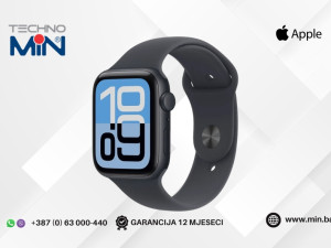 Apple Watch SE 3 GPS 40mm Midnight Aluminum Case, Sport Band