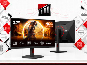 AOC Q27G4SRU 27" 2K 2560x1440 320Hz 0.3ms Ergo Pivot