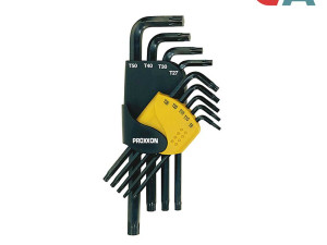 Proxxon Garnitura Ključeva Imbus Torx TX8-TX50 Dugi / 9 dijelna P