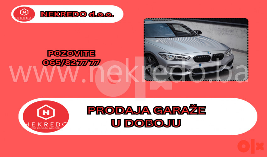 Garaža Doboj 13.62m2 - DOBRA CIJENA - U ULICI NIKOLE PAŠIĆA