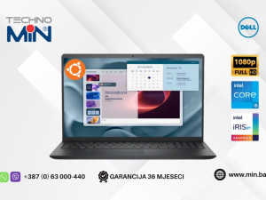 Dell Pro 15 Essential - 15.6", Core i5-1334U, 16GB, 512GB, Ubuntu