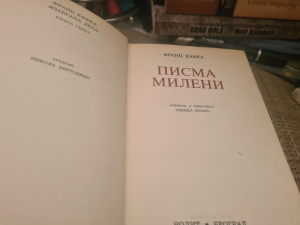 Pisma Mileni, Franc Kafka