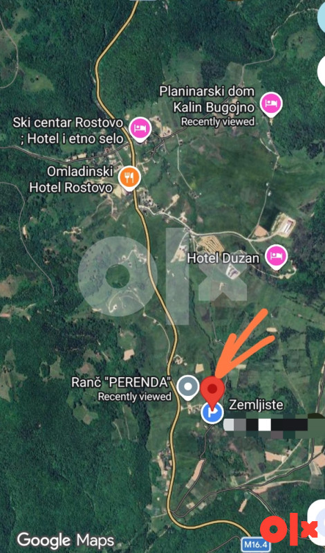 Zemljiste / Plac 1076 m2 Ravno Rostovo Bugojno TOP lokacija 2