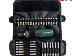 Metabo Set Bitova + Ručka Za Bitove + Torbica SP 30 djelni