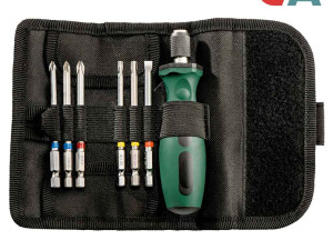 Metabo Set Bitova + Ručka Za Bitove + Torbica SP 7 djelni