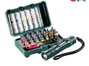Metabo Set Bitova Bit Box SP 29 djelni + Lampa Mini