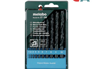Metabo Garnitura Svrdala Za Metal HSS-R, 1-10mm / 10 dijelna u PV