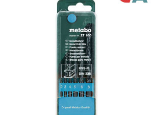Metabo Garnitura Svrdala Za Metal HSS-R, 2-8mm / 6 dijelna u PVC