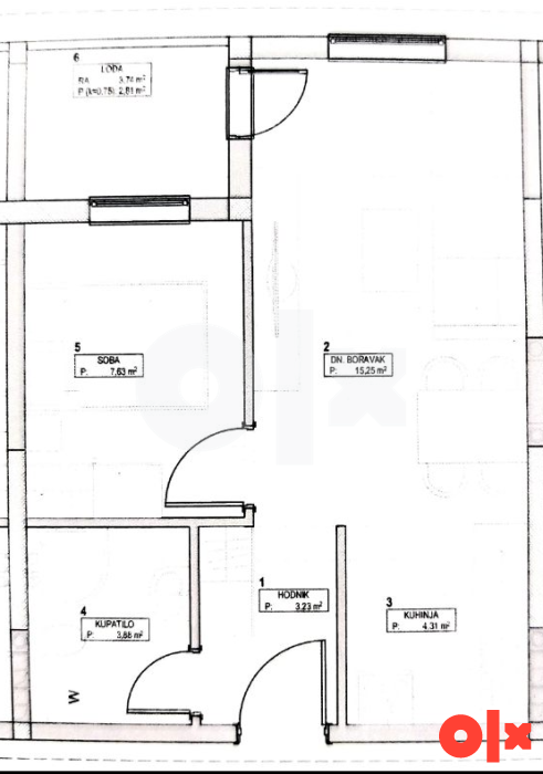 STAN 37 m2  DOBOJ NOVOGRADNJA