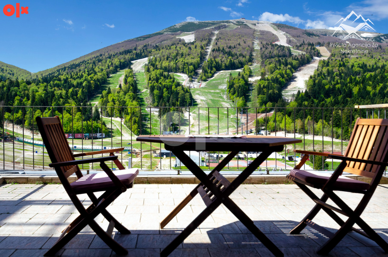 Bjelašnica Apartman 42 m2, pogled na ski staze, sunčana strana