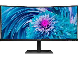 PHILIPS Monitor 346E2CUAE 34" Curved VA, 3440x1440 (UWQHD), 10...