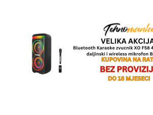 Bluetooth Karaoke zvucnik XOF5840W daljinski i wireless mikrofon