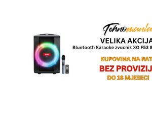 Bluetooth Karaoke zvucnik XO F53 8 RGB 40W