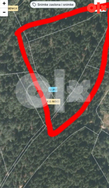 ZEMLJIŠTE NA PRODAJU NIŠIĆKA VISORAVAN Opština Ilijaš 2