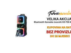 Bluetooth Karaoke zvucnik XO F55 8 RGB 20W