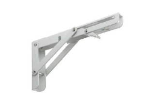 Konzola preklopna bijela 350mm / par