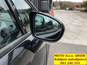 Retrovizor DESNI Opel Meriva B 2012. CRNA boja