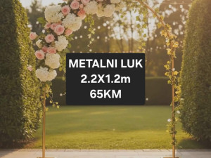 Luk za dekoraciju metalni sklopivo 2.2x1.2m prodaja