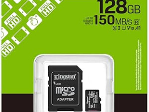 SD Micro KINGSTON 128GB Canvas