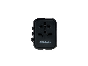Putni adapter Verbatim, univerzalni USB-C PD, USB-A QC 20W UTA-02