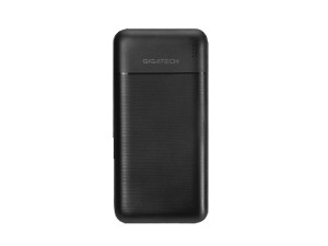 Power bank Gigatech 10000 mAh, USB izlazi, crni