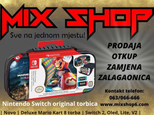 Nintendo Switch Mario Kart 8 Deluxe Travel Case 2 Oled Lite bag