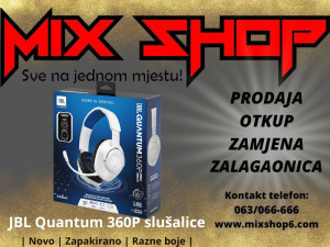 JBL Quantum 360P Bežične Wireless Bluetooth On Ear HeadPhones 360
