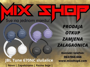 JBL TUNE 670nc Bežične Wireless Bluetooth On Ear HeadPhones 670