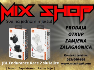 JBL Endurance Race 2 TWS Bežične Wireless Bluetooth EarBuds WiFi