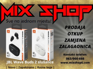 JBL Wave Buds 2 TWS Bežične Wireless Bluetooth EarBuds In Ear Wi