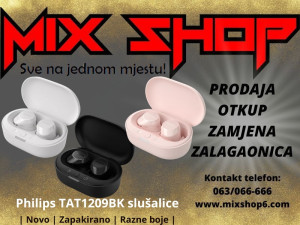 Philips 1000 Series TAT1209 TWS Bežične Wireless Bluetooth In Ear
