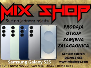 Samsung Galaxy S25 5G 12/256GB *TOP*NOVOO*Garancija* 12GB