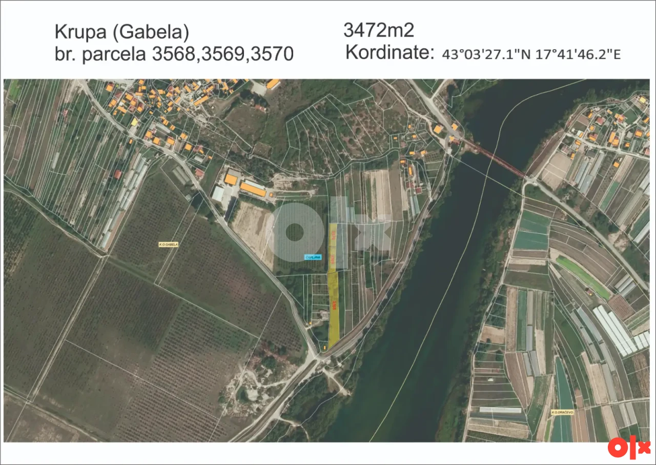 Zemljište Gabela 3472m2 2