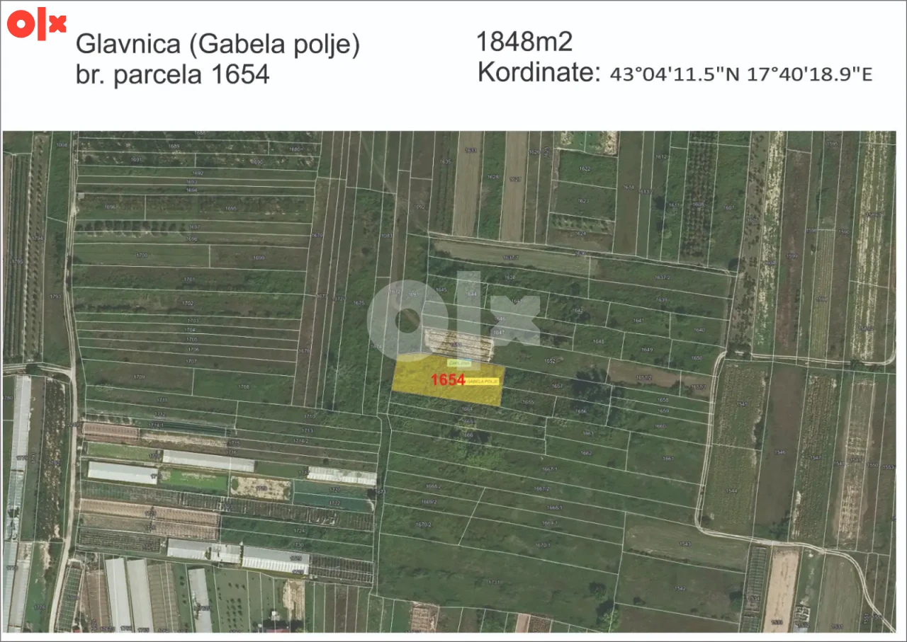Zemljište Gabela 3472m2 3