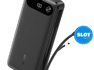 Anker Power Bank 20K 87W Built-In USB-C Cable Black A1383H11