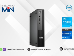 Dell Pro Micro QCM1250-Core i3-14100T, 16GB, 512GB SSD,Win 11 Pro