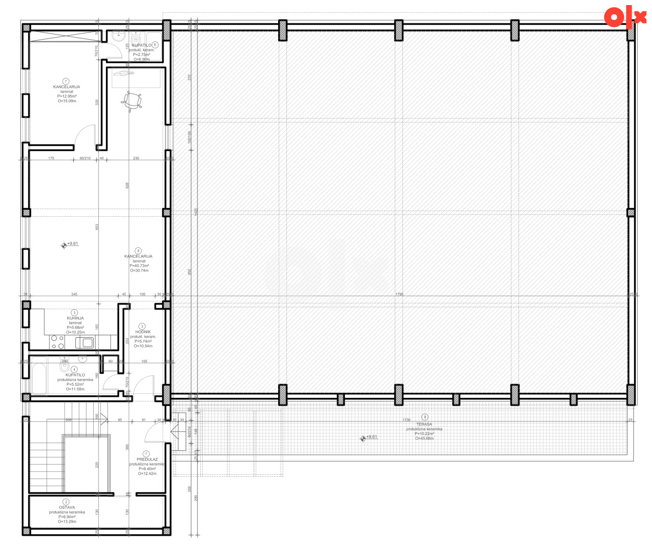Poslovni prostor Čajavec 80m2