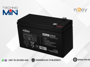 nJoy Baterija za UPS GP07122F 12V 7Ah F2/T2 (BTVACGUOBTG2FCW01B)