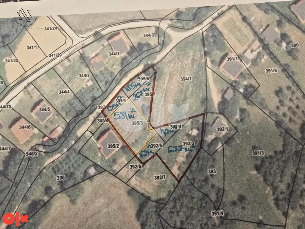 Rebrovac- Ada, plac od 2150m2 za kuću/vikendicu 2