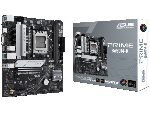 ASUS PRIME B650M-K AM5 mATX MB - AMD B650 2xDIMM DDR5 2xM.2 4x...