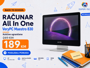 AiO VeryPC Maestro 830; i5-6500; 128GB; 8GB; FHD; 23" DOPER B2S