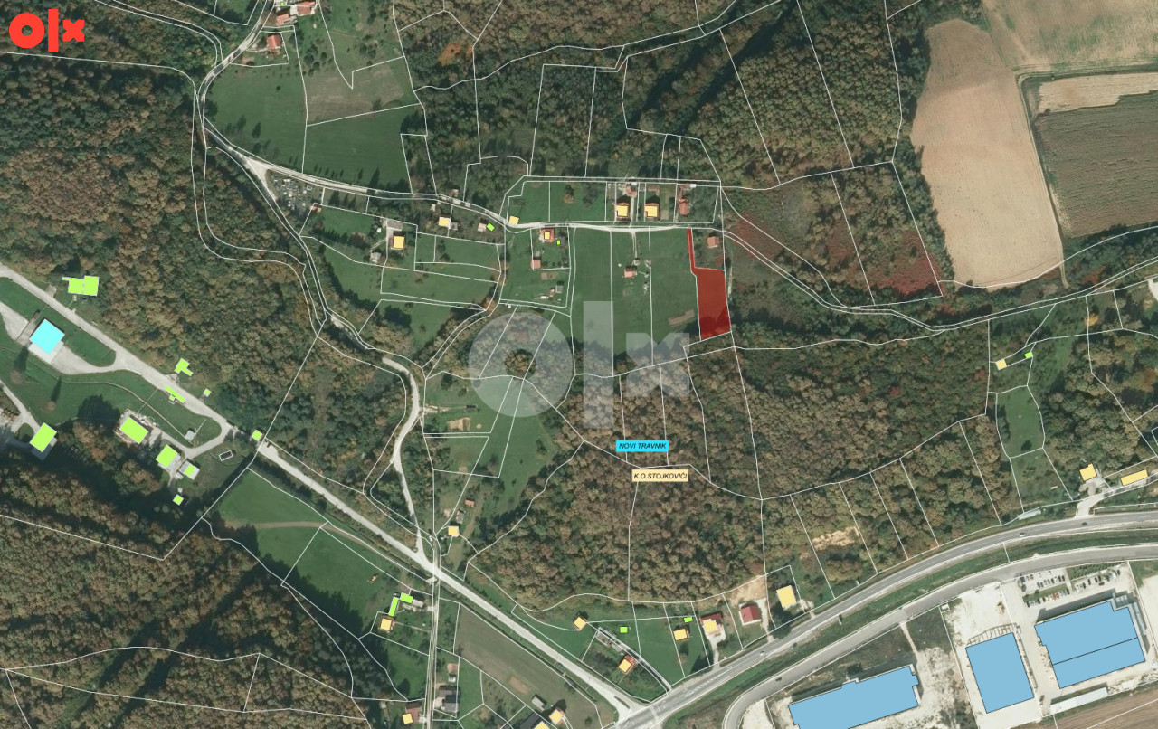 Zemljište Novi Travnik - Stojkovići 1410m2