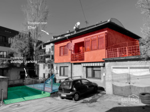 BAULAND/ Stan 57m2 sa parkingom i dvorištem/ Kovačići