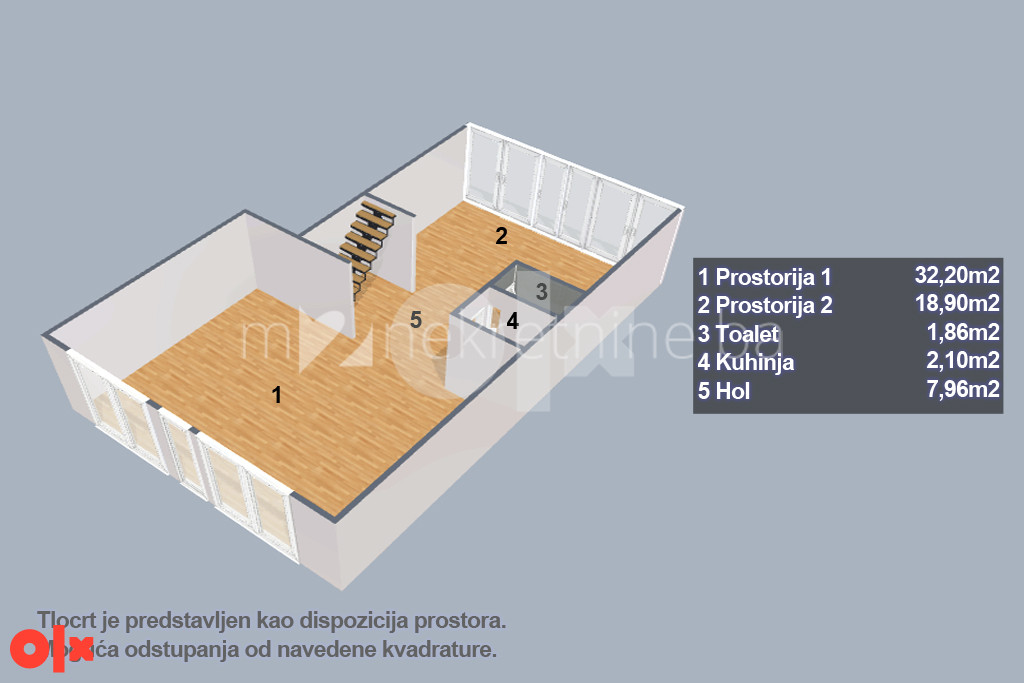 m2: Breka / Centar / Poslovni prostor 64m2 11