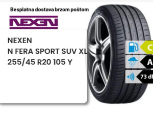 255/45 R 20 105Y XL NEXEN N FERA SPORT SUV