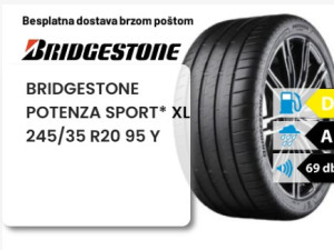 245/35 R 20 95Y XL BRIDGESTONE POTENZA SPORT*
