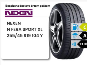 255/45 R 19 104Y XL NEXEN N FERA SPORT