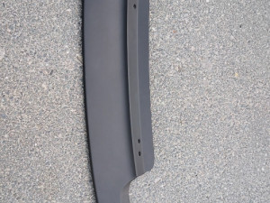 Spojler lip difuzor GOLF 6 zadnji dupla rora