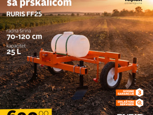 Mašina za malčiranje sa prskalicom RURIS FF25
